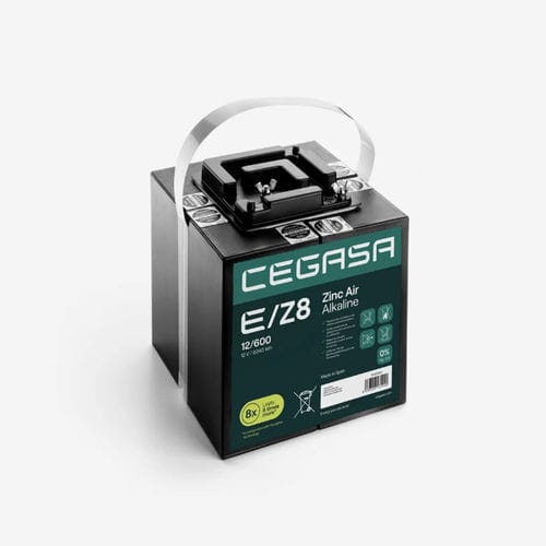 Bateria retangular - E/Z8 12/600 - Cegasa Energía SLU - 12 V / industrial / para equipamento de telecomunicações