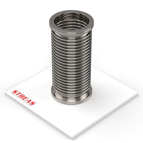 Mangueira metálica - F63ISOK-250-6/4 - Streas srl - industrial / com flange / articulada