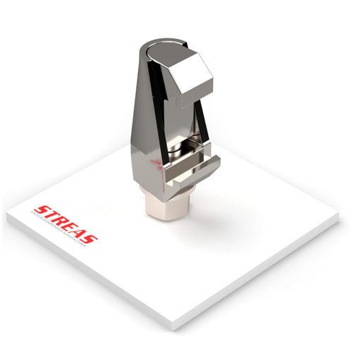 Elemento de fixação manual - GS series - Streas srl - em aço inoxidável / de alumínio / flangeado