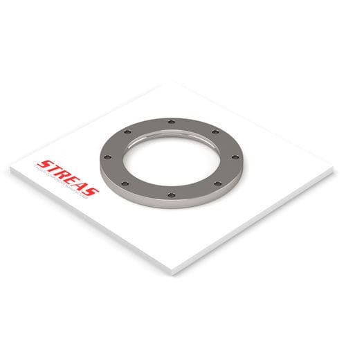 Flange para soldadura de tubos - FS63ISOF-76-4 - Streas srl - para tubos / em aço inoxidável / perfurado