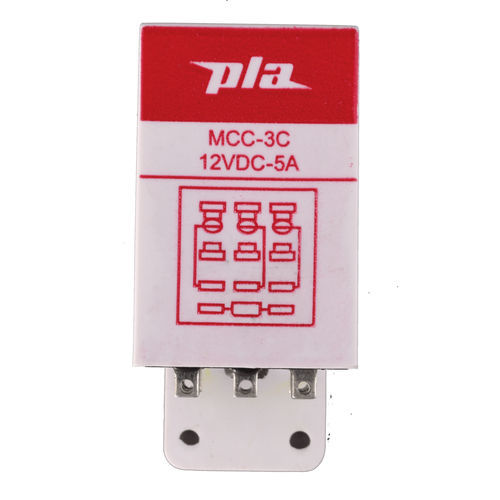 Relé eletromecânico CC - MCC - PLA Components - CA / 3 NA / 1 NA