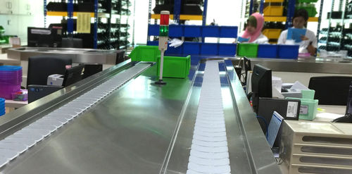 Transportador de corrente - MODU System (M) Sdn.Bhd. (MODU Group) - de transporte / de movimentação / compacto