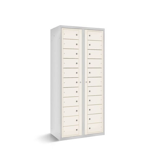 Armário locker para escritório - 1421-021100-0801112 - LOCKEEL s.à r.l. - para hotel / profissional / em aço inoxidável