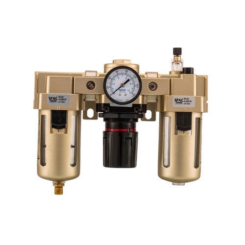 Filtro regulador de ar - AW series - SPAC Pneumatic - de ar comprimido / para compressor / com encaixe de rosca