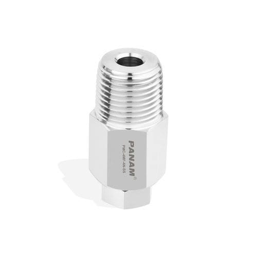 Conexão pneumática - PFC series - Panam Valve - hidráulica / com rosca / com sede de vedação cônica