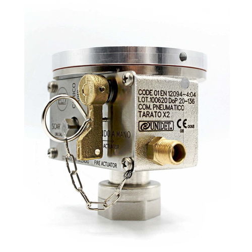 Atuador pneumático - UNIDET.EU - para proteção contra fogo e extração de fumaça / industrial