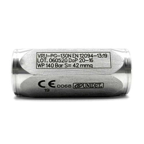 Válvula de retenção de CO2 - VRU-PG - UNIDET.EU - para gás / de desobstrução / de alta pressão