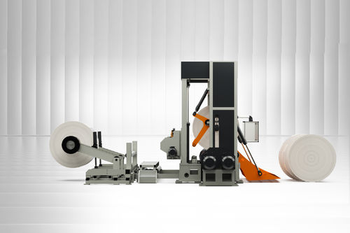 Rebobinadeira-cortadeira longitudinal automática - RSR-VI - Rotomak - para filme plástico / para papel / para serviços pesados