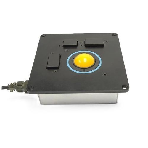 Trackball mecânico - F38-543130- A - Cursor Controls - embutido / 38 mm / em aço inoxidável