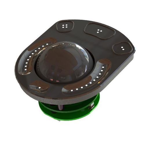 Trackball mecânico - M-Track - Cursor Controls - embutido / 38 mm / IP68
