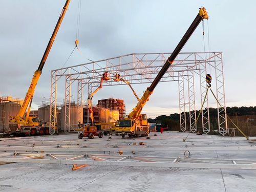 Hangar modular - OKATENT, S.L - desmontável / transportável / pré-fabricado