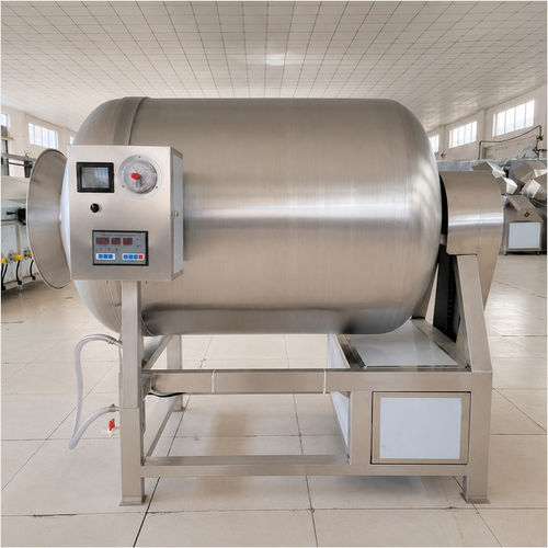 Tambor de maceração de carne fresca - FL series - Henan Hongtu Machinery Manufacturing Co., Ltd. - a vácuo / para maceração / em aço inoxidável