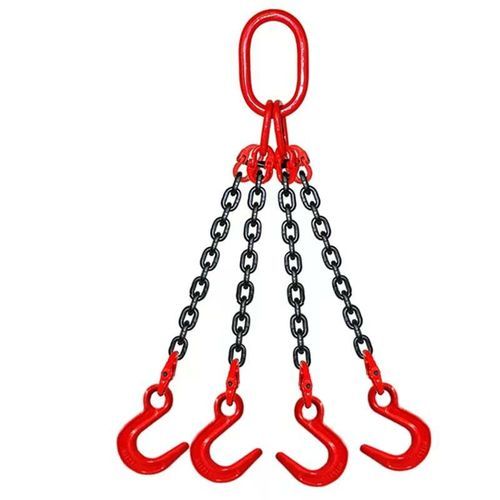 Eslinga de corrente - Grade 80 QOF - Xintai Taida Mirso Co., LTD - 4 pontos / em aço / em liga metálica