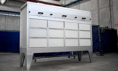 Cabine de pintura com filtro seco - ULTRATECH Srl - fechada / para peças de reposição / modular