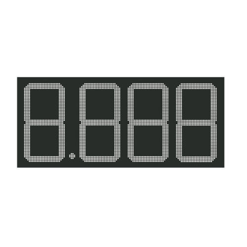 Display de LED - HDP Series - HITECHLED SRL - numérico / de 4 dígitos / de 3 dígitos