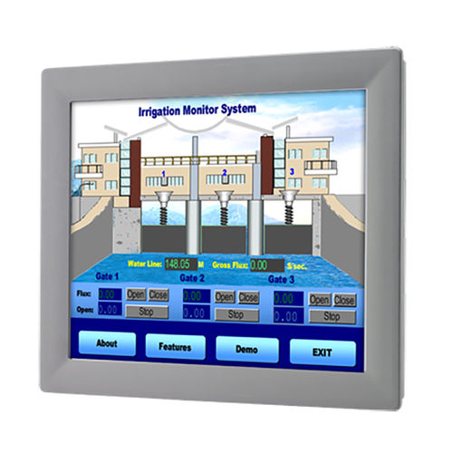 Monitor LCD - FPM-2170G - ADVANTECH - com tela sensível ao toque resistiva / com retroiluminação LED / industrial