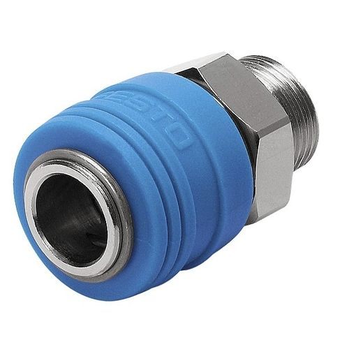 Conexão para ar comprimido - KD4 series - FESTO - rápida / ISO / em latão niquelado