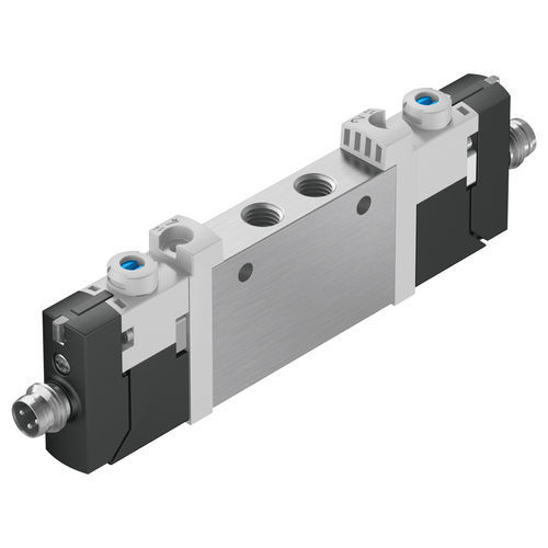 Válvula direcional pneumática spool - VUVG-S    - FESTO - acionada por solenoide / de 5/2 vias / modular