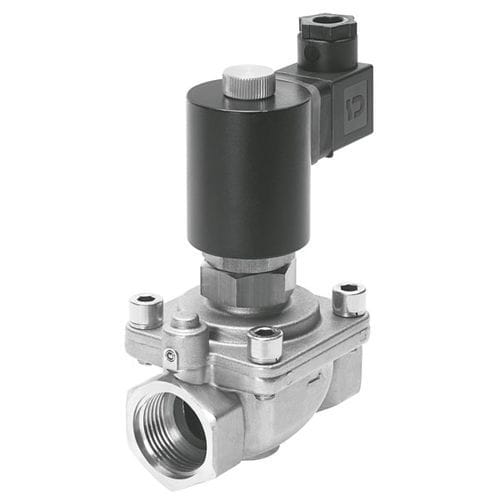 Válvula solenoide de ação indireta - VZWF    - FESTO - de 2 vias / NF / para água