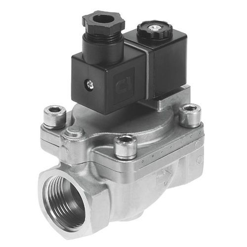 Válvula solenoide de ação indireta - VZWM series    - FESTO - de 2 vias / NF / para água