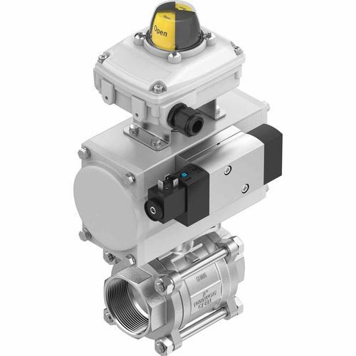 Atuador de válvula de esfera pneumático - KVZB     - FESTO - de 1/4 de volta / 90° / de simples ação
