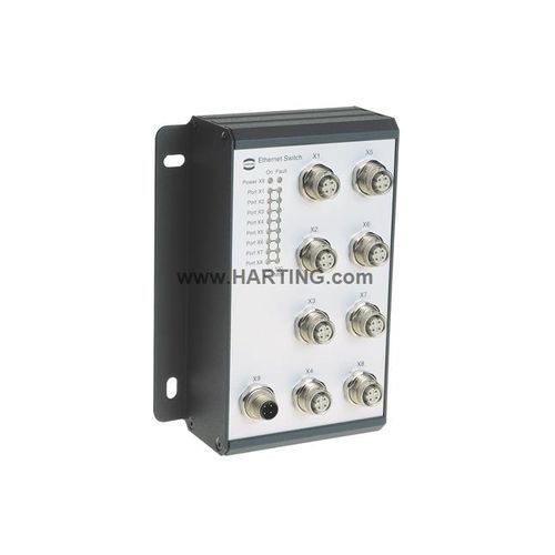 Switch de rede não gerenciável - Ha-VIS eCon 4000 - HARTING - 8 portas / de parede / rápido