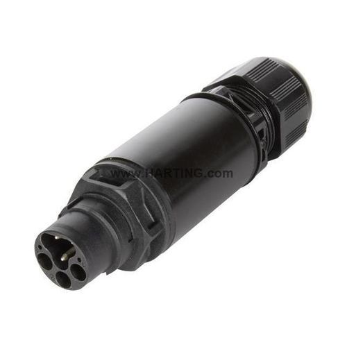 Conector de dados - S15_PFT_STR-FM_AC_M_CRT_w/o-contacts - HARTING - de alimentação elétrica / circular / de crimpar