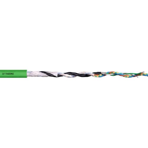 Cabo de dados - CFTHERMO - igus® - retardante de chama / resistente a óleo / para sensor