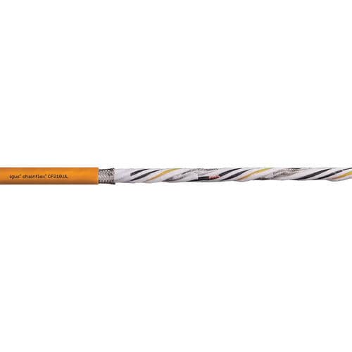 Cabo de dados - CF210.UL - igus® - retardante de chama / resistente a óleo / robusto