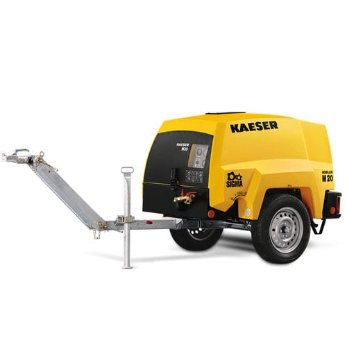 Compressor de parafuso - M20 - KAESER Kompressoren - de ar / com motor a diesel / móvel