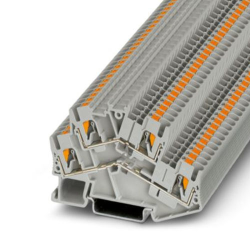 Borne de encaixe - PTTBS 2,5 - PHOENIX CONTACT GmbH & Co. KG - push-in / cinza