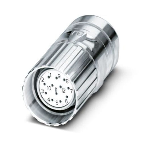 Cabo elétrico híbrido - CA-12S1N1280DN - PHOENIX CONTACT GmbH & Co. KG - Socket / blindado / reto