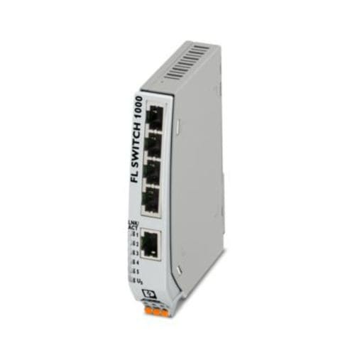 Switch de rede não gerenciável - FL SWITCH 1005NT - PHOENIX CONTACT GmbH & Co. KG - 5 portas / para trilho DIN / RJ45