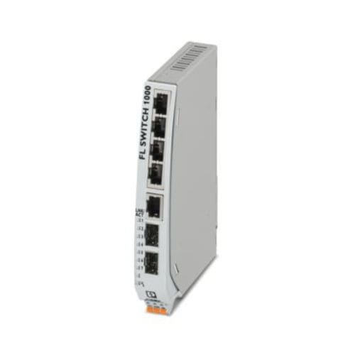 Switch de rede não gerenciável - FL SWITCH 1005NT-2SFX - PHOENIX CONTACT GmbH & Co. KG - 7 portas / para trilho DIN / RJ45