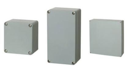 Caixa de montagem de parede - PEX series - FIBOX - retangular / em poliéster / IP66