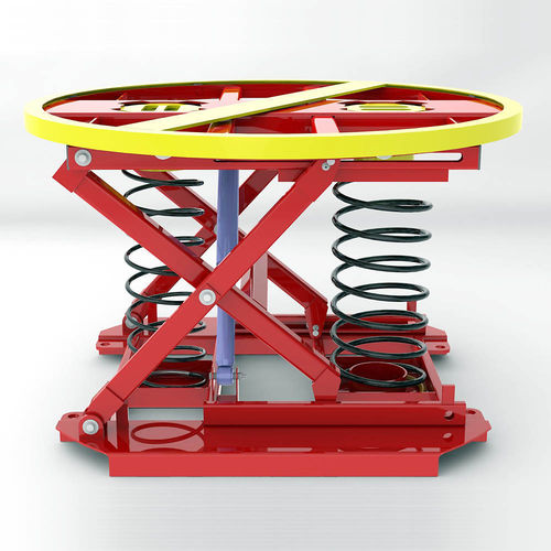 Mesa elevatória tipo tesoura - Pallet Pal series - HYMO - pneumática / estacionária / de carregamento