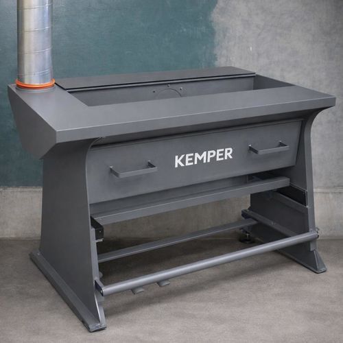 Mesa de corte para aço - 99841 - KEMPER - com gavetas / de plasma