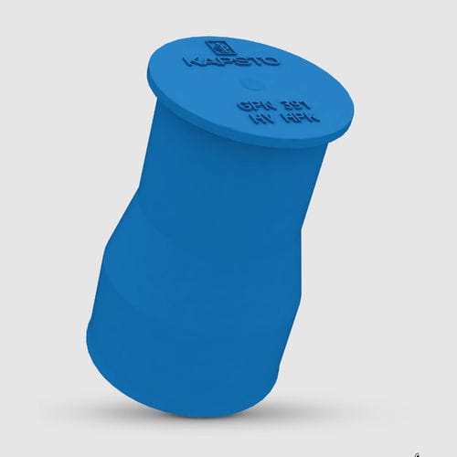 Tampa (cap) cilíndrica - GPN 391 - Pöppelmann - em material plástico / de proteção