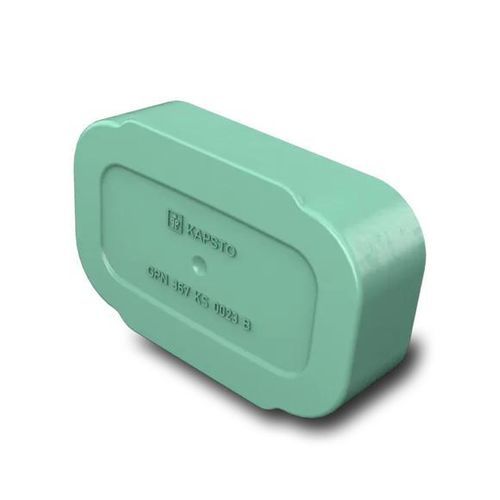 Tampa (cap) com sistema de encaixe - GPN 367 Type B - Pöppelmann - retangular / em polipropileno / em plástico reciclado