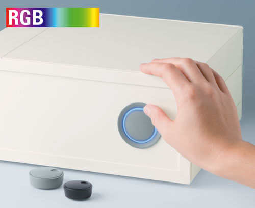 Manípulo push-pull - Star-Knobs - OKW Odenwälder Kunststoffwerke Gehäusesysteme GmbH - redondo / iluminado
