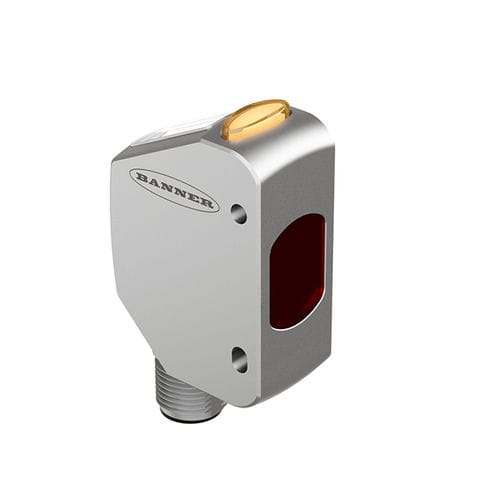 Sensor fotoelétrico com supressão de fundo - Q4XFKLAF610-Q8 - TURCK - com supressão de primeiro plano / retangular / a laser