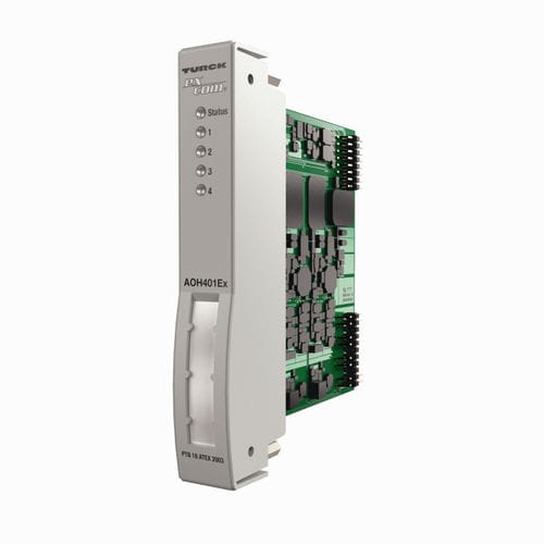 Sistema de entrada e saída analógico - AOH401EX - TURCK - MODBUS / PROFIBUS-DP / HART