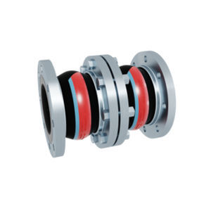 Junta de expansão em borracha - AS-1D  - STENFLEX Rudolf Stender GmbH - redonda / flangeada / axial