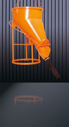 Caçamba de concreto cônica - 1023 series - Eichinger Equipement - com tubo de esvaziamento