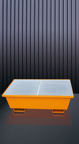 Bacia de contenção multiusos - 3010 series - Eichinger Equipement - em aço / rígida
