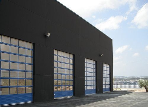 Porta seccionada - Alu-Mix - Puertas Angel Mir - de alumínio / de hangar / industrial