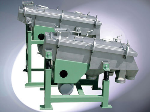 Peneira vibratória linear - G series - Vibra Schultheis - para produtos a granel / em aço inoxidável