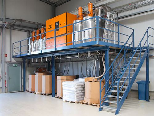 Secador de ar seco - Koch-Technik, Werner Koch Maschinentechnik GmbH - contínuo / para grânulos plásticos