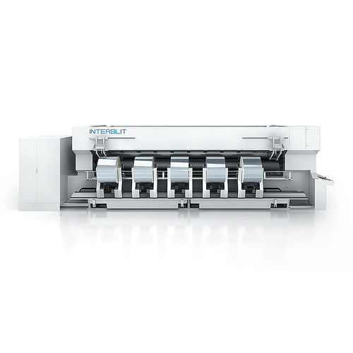 Rebobinadeira-cortadeira longitudinal compacta - INTERSLIT - GOEBEL IMS - modular / polivalente / para filme plástico