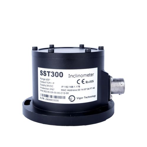 Sensor de inclinação de 2 eixos - SST300 - Shanghai Vigor Technology Development Co., Ltd. - RS-485 / RS-232 / CAN
